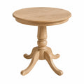 Tavolo rotondo in legno di quercia Ø75 cm