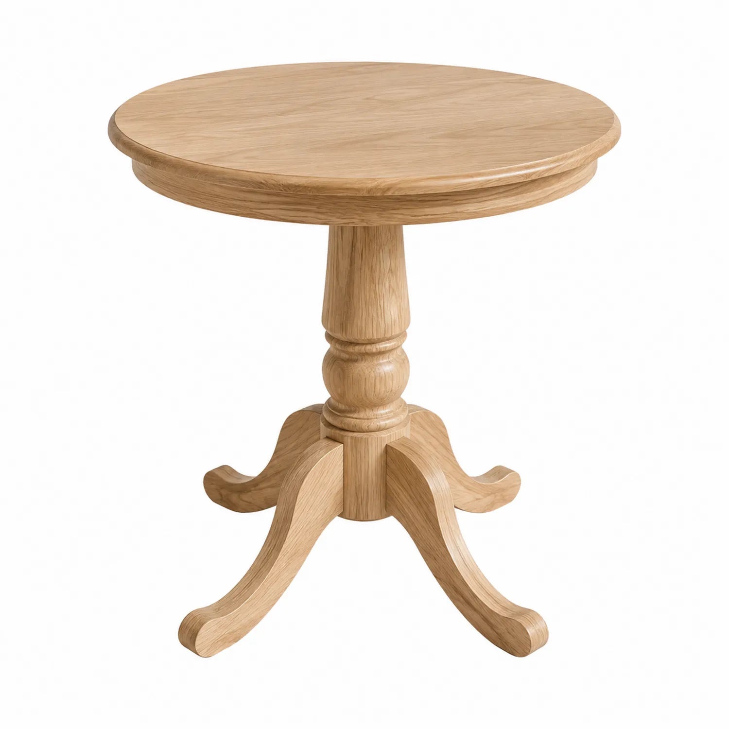 Tavolo rotondo in legno di quercia Ø75 cm