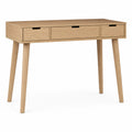 Scrivania in Legno con Tre Cassetti 120x55x75 cm